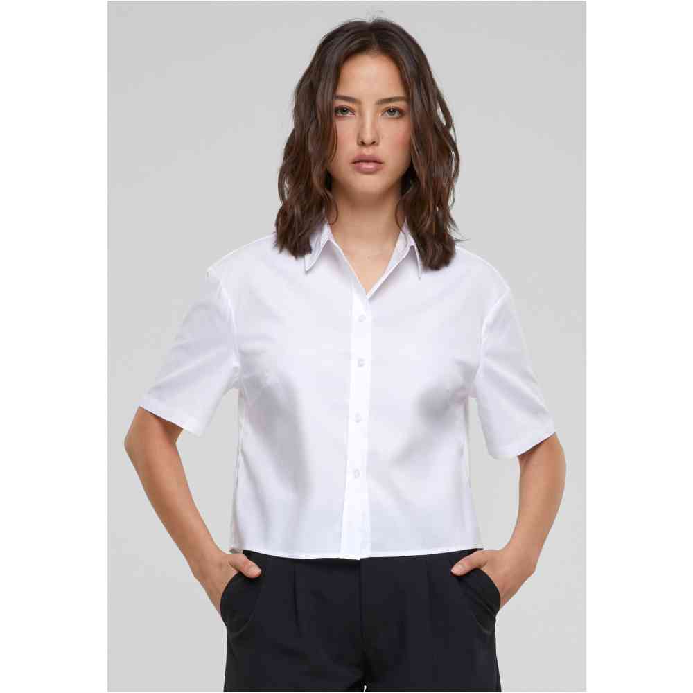 Urban Classics - Oversized shirt Blouse - Wit